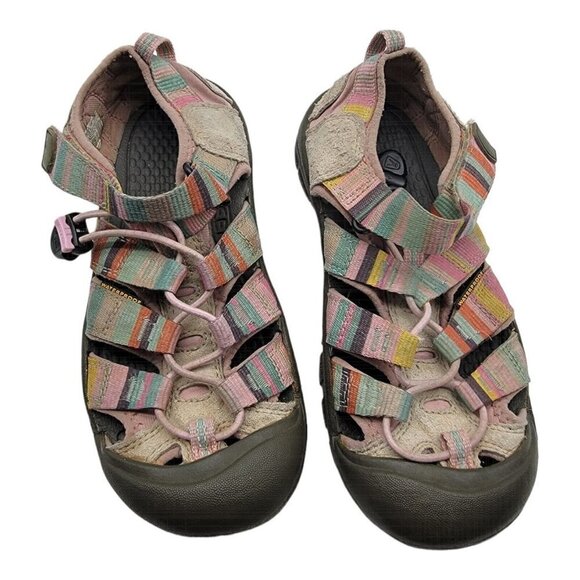 Keen Newport H2 Girl’s Sandals Size 2 Sport Waterproof Pink Multicolor 1006567 - Picture 3 of 9